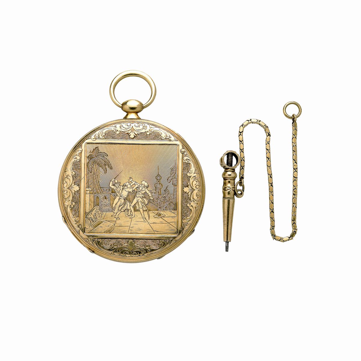 Orologio da Tasca in Oro Giallo con Chiavetta