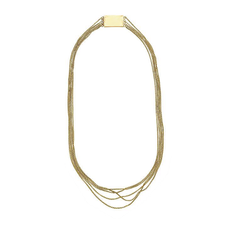 Girocollo Manin in oro giallo 22 kt e oro giallo a 14kt