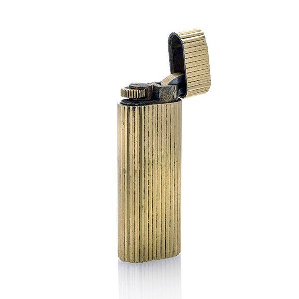 CARTIER - Lighter plated gold Cartier
