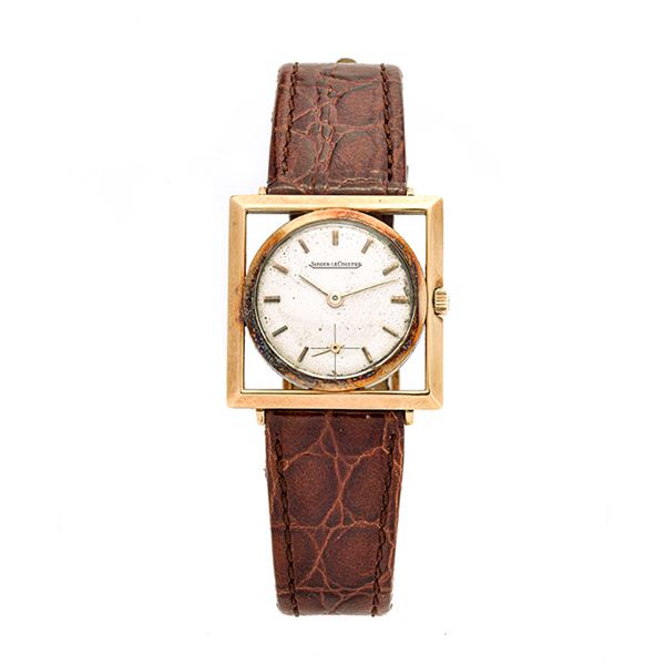 JAEGER LECOULTRE : Wristwatch in yellow gold Jeager le Coultre  - Auction Auction of Antique  Jewelry, Modern and Wristwatch - Curio - Casa d'aste in Firenze