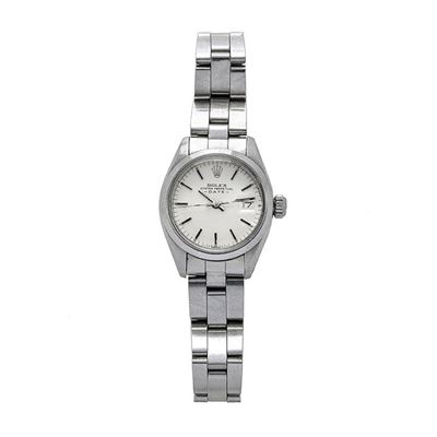 Orologio da Signora in Acciaio Rolex Oyster Perpetual Date
