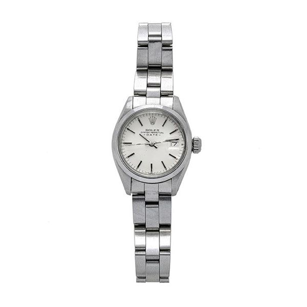 Wristwatch in steel Rolex Oyster Perpetual Date  - Auction Auction of Antique  Jewelry, Modern and Wristwatch - Curio - Casa d'aste in Firenze
