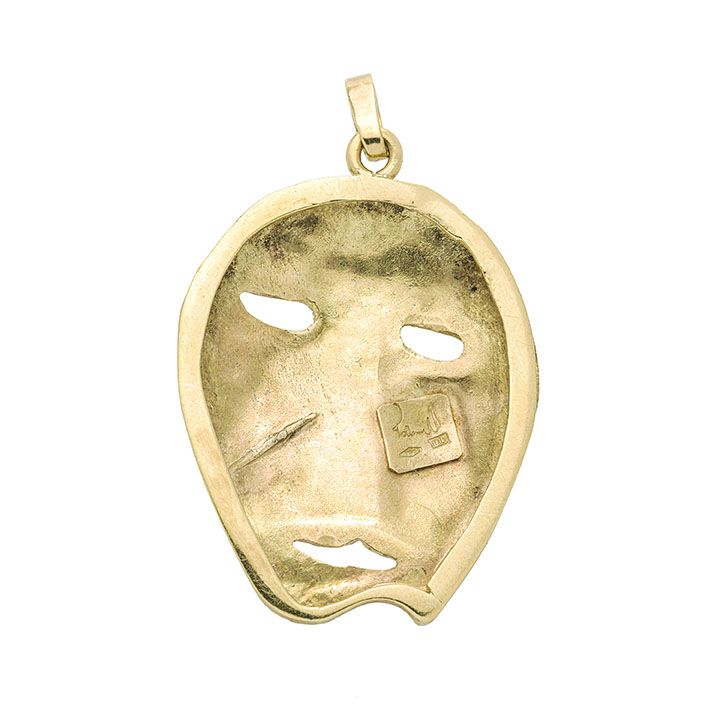 Oropa di Valerio Passerini - Grande Pendente in Oro Giallo