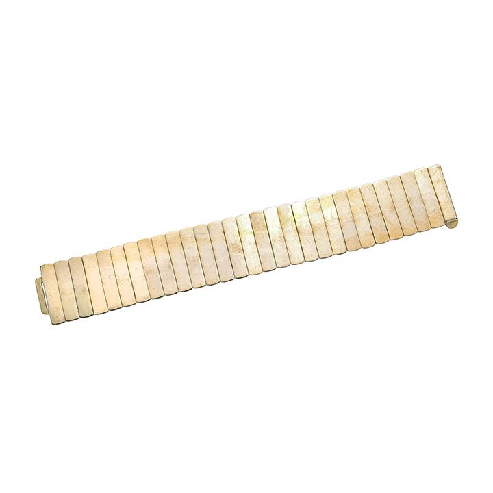 Alto bracciale in oro giallo