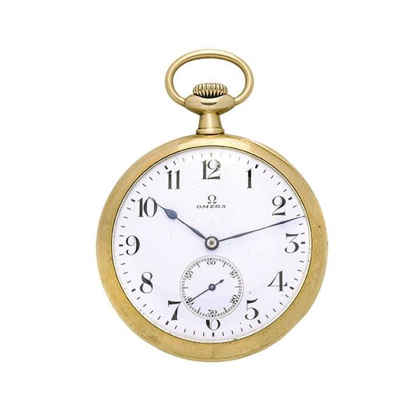 OMEGA - Pocket watch in yellow gold Omega