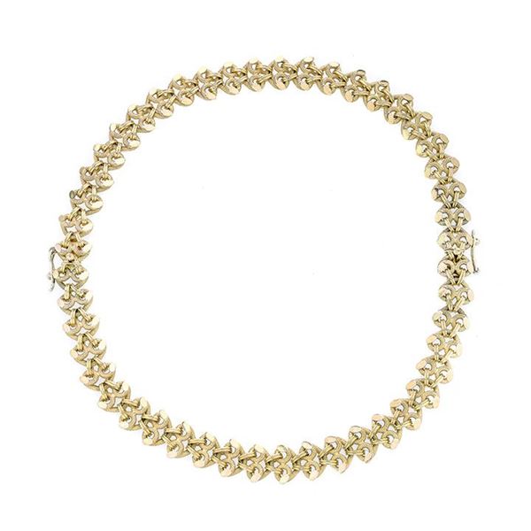 Necklace in yellow gold