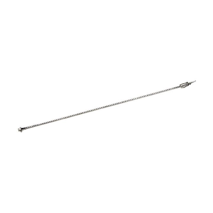 Bracciale Tennis in Oro Bianco e Diamanti