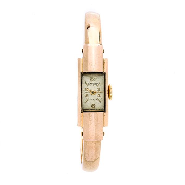 Lady's watch in yellow gold