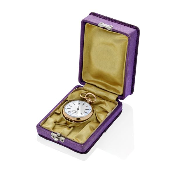 VACHERON &amp; CONSTANTIN - Piccolo orologio da tasca in oro giallo