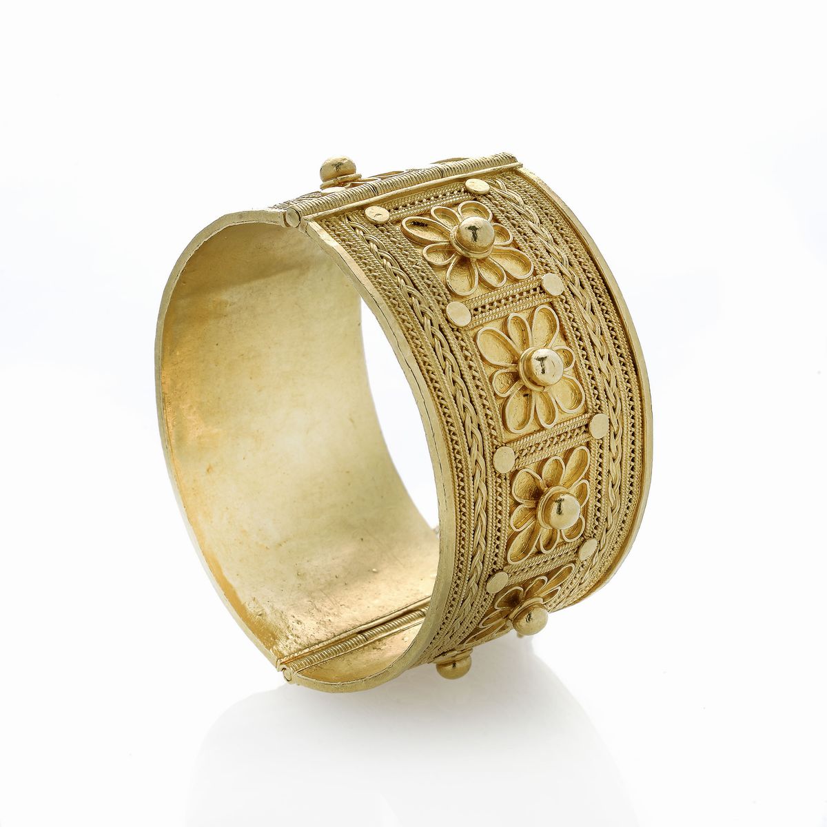 Alto Bracciale in Oro Giallo