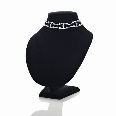 Choker in Oro Bianco e Diamanti