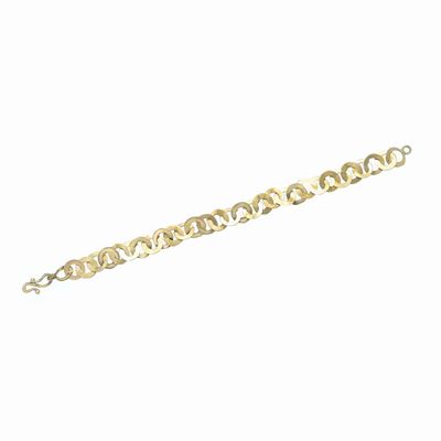 Bracciale in Oro Giallo a Maglie Intrecciate