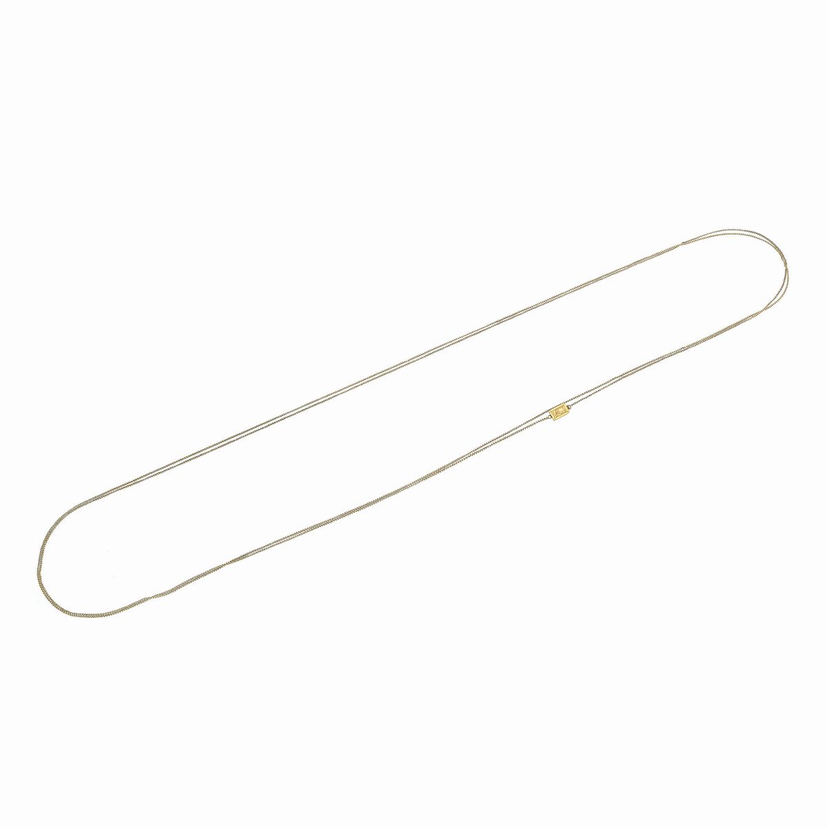 Lunga catena Manin in oro 22 kt e oro 14 kt