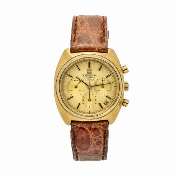 ZENITH - Wristwatch laminated in yellow gold and steel Automatic Zenith El Primero
