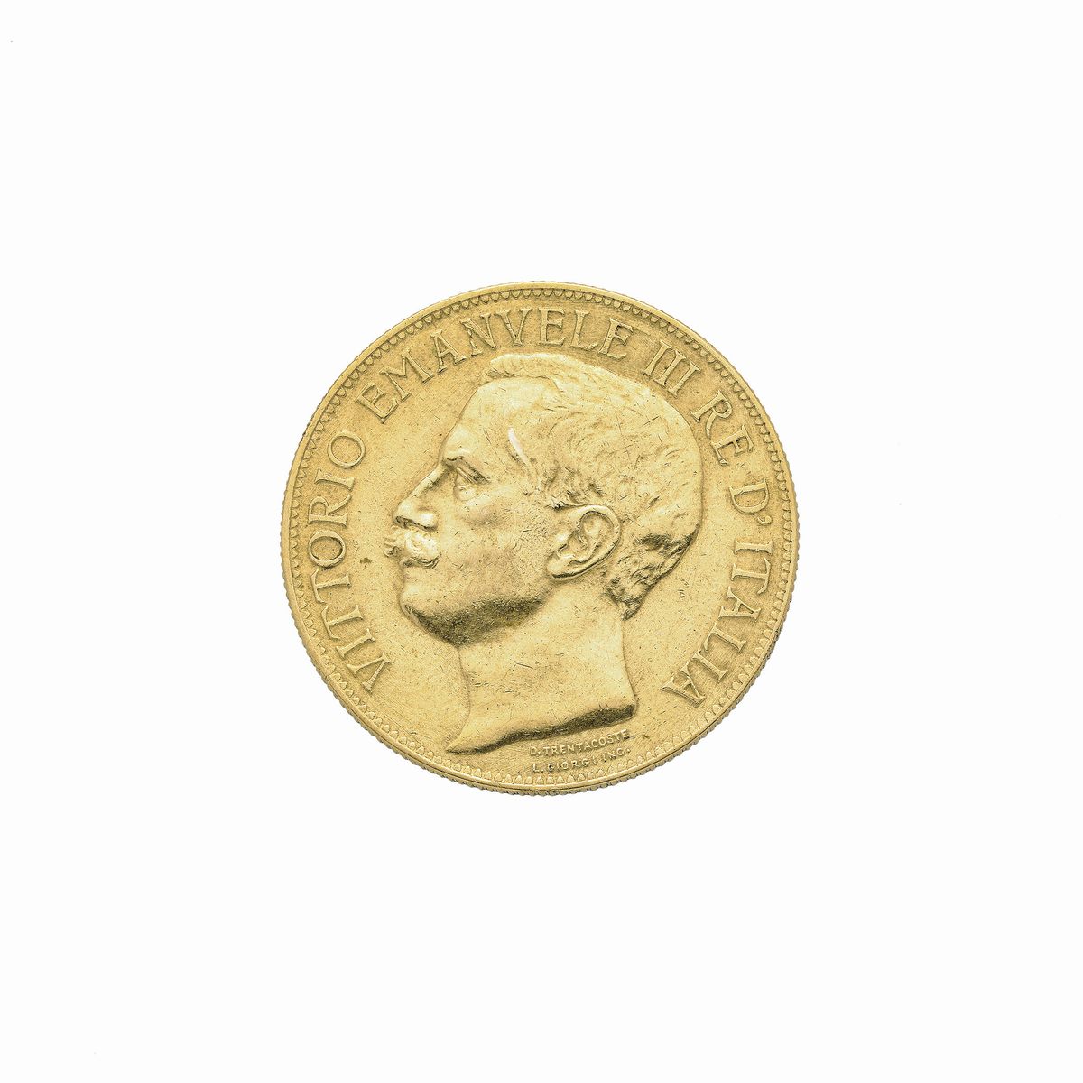 Moneta da 50 Lire in Oro Giallo