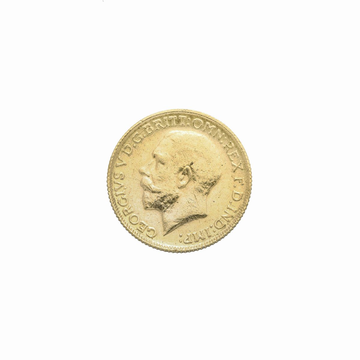 Sterlina in Oro Giallo Raffigurante Giorgio V