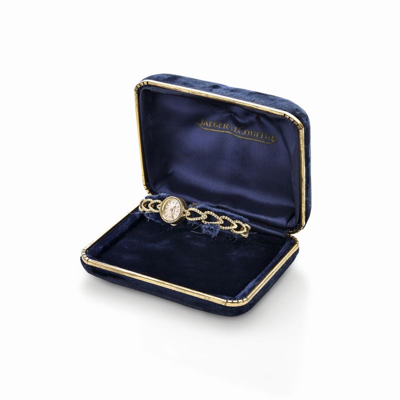 Orologio da signora in oro giallo Jaeger Le Coultre
