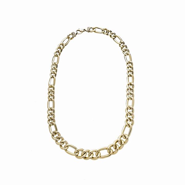 Necklace in yellow gold intertwined link  (Nineties)  - Auction Auction of Antique Jewelry, Modern and Watches - Curio - Casa d'aste in Firenze