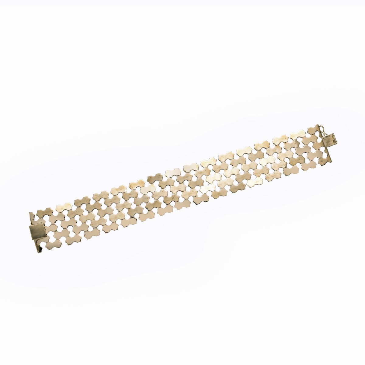 Alto bracciale in oro giallo