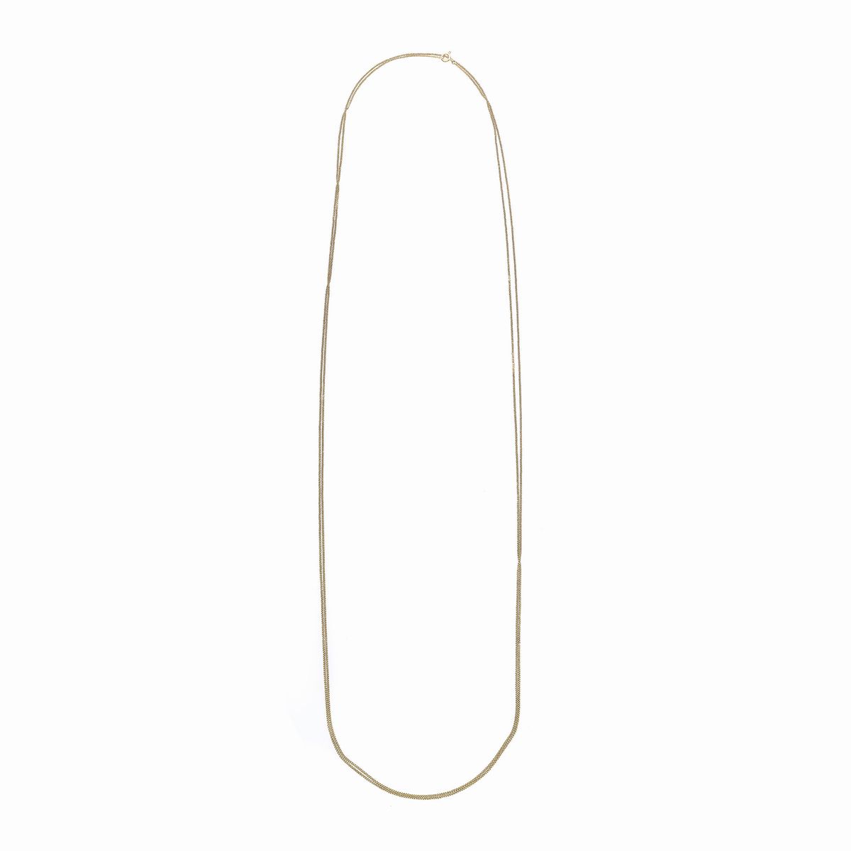 Lunga catena Manin in oro giallo a 22 kt e 18 kt