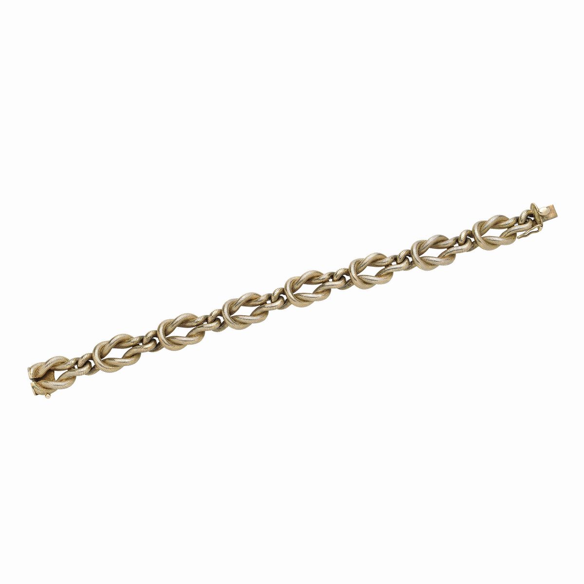 Bracciale in oro giallo con nodo Savoia