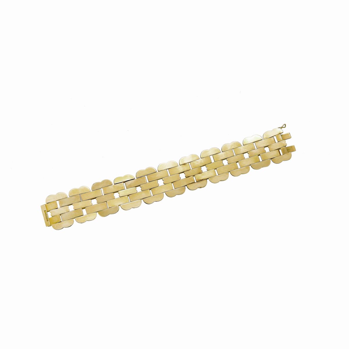 Alto bracciale in oro giallo