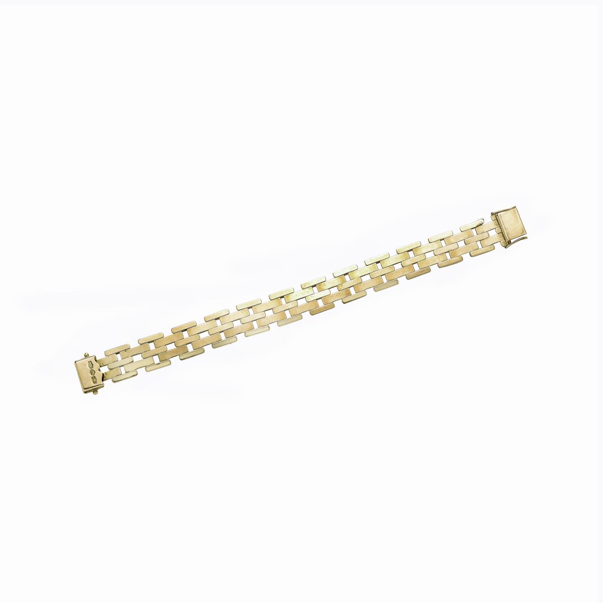Bracciale a maglie in oro giallo