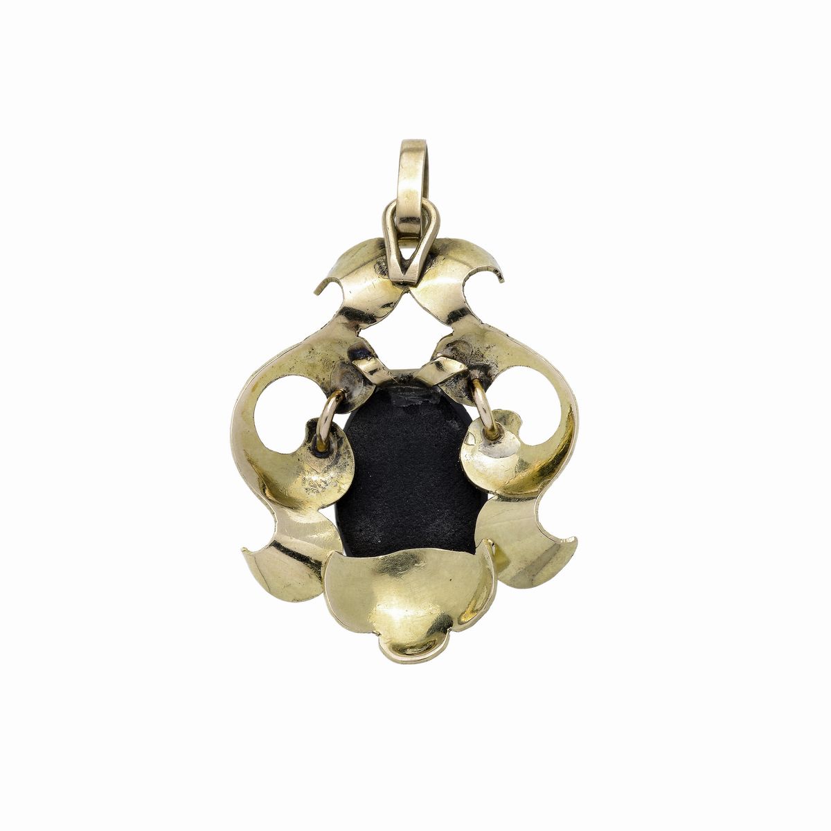 Pendente in Oro Giallo e Cammeo