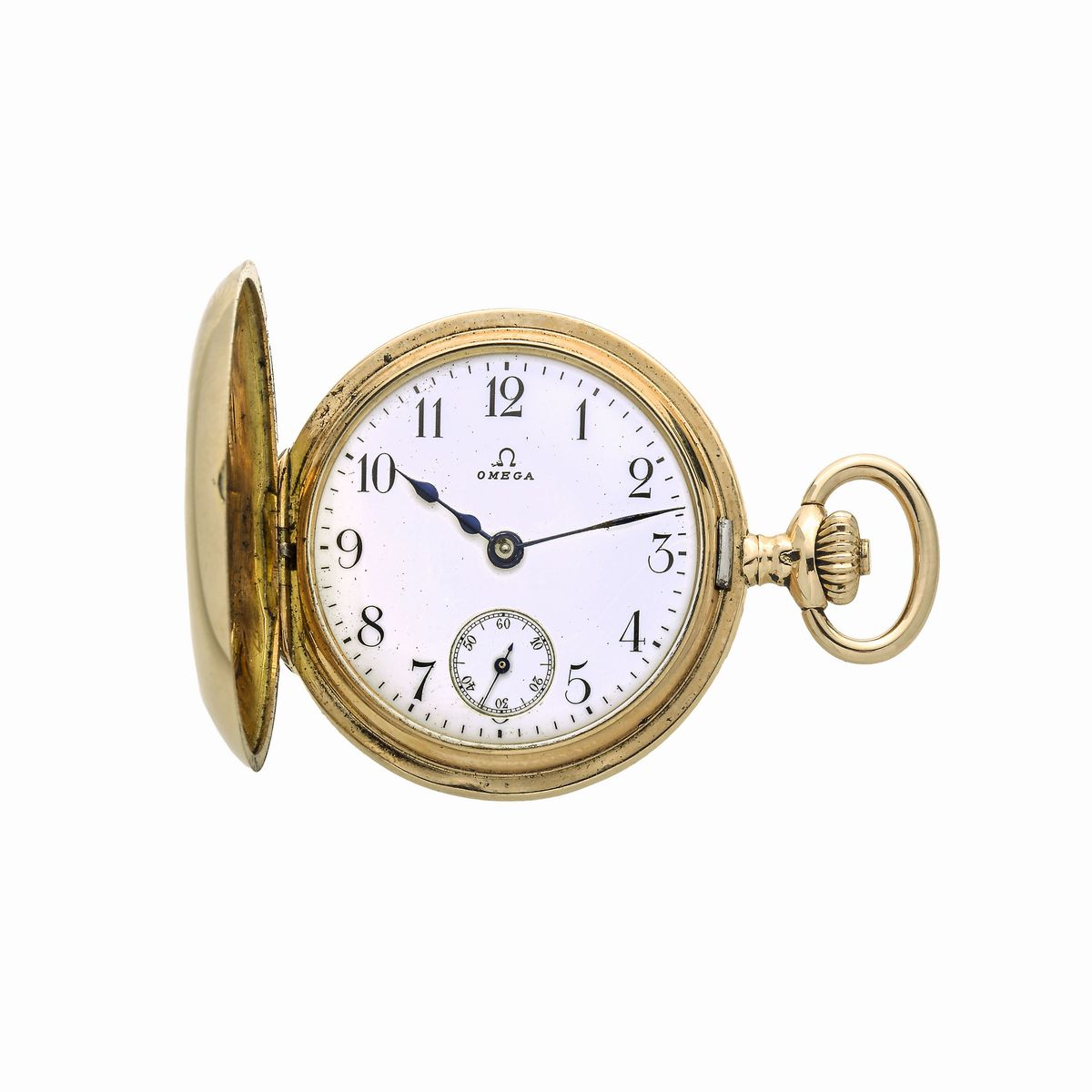Orologio da tasca Occhio di bue in oro giallo Omega