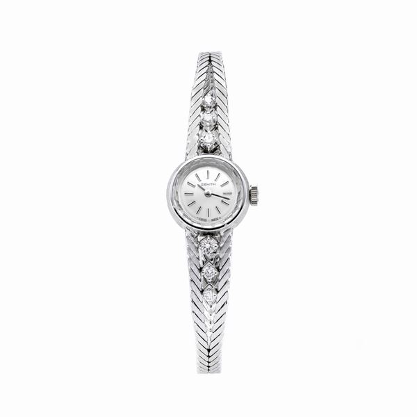 ZENITH - Lady's watch in white gold and diamonds Zenith