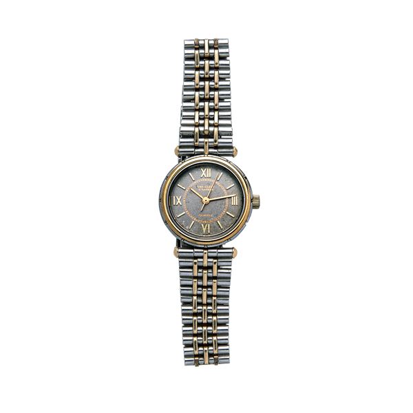 VAN CLEEF &amp; ARPELS - Wristwatch in steel and gold Van Cleef & Arpels