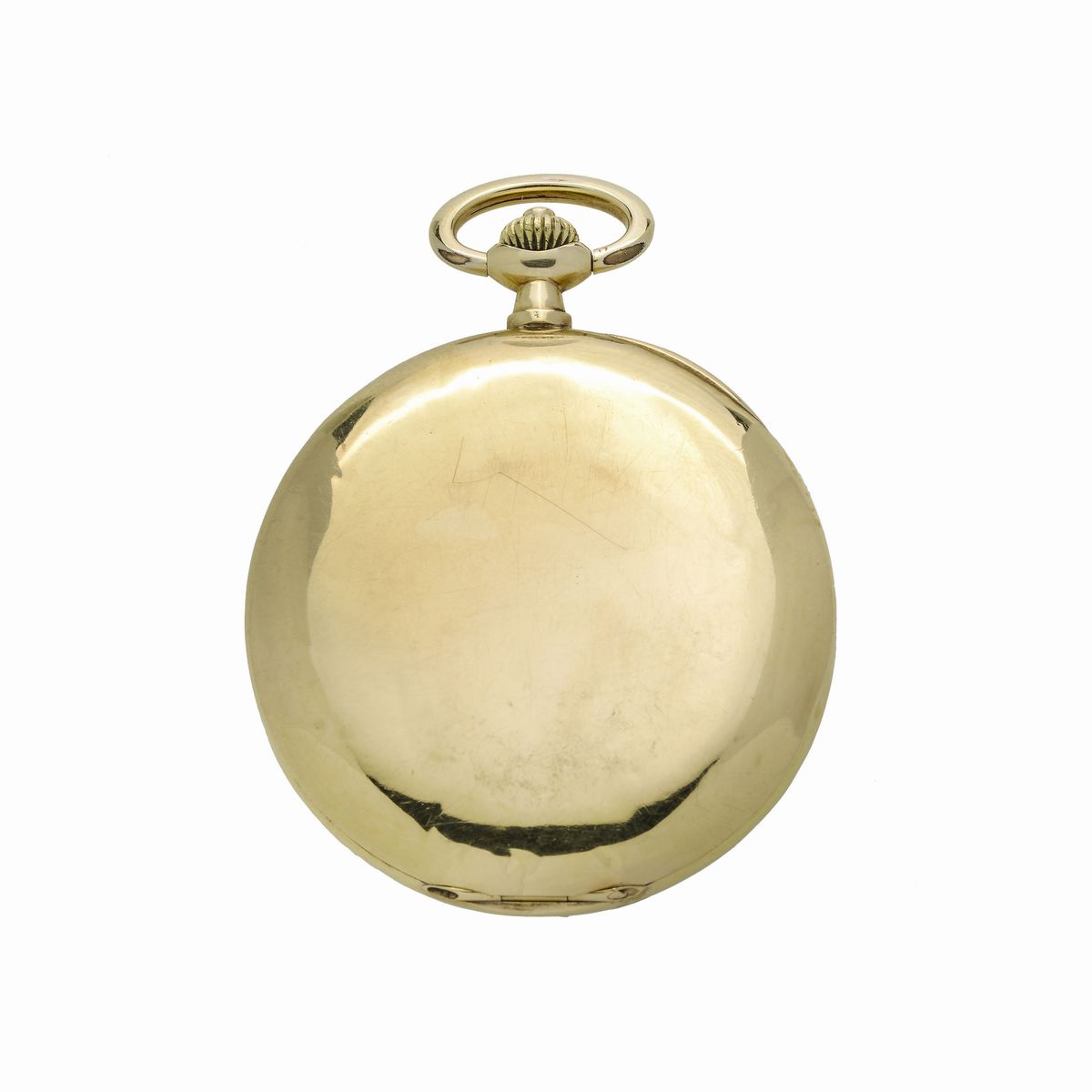 Orologio da tasca con doppia cassa in oro giallo Aralda