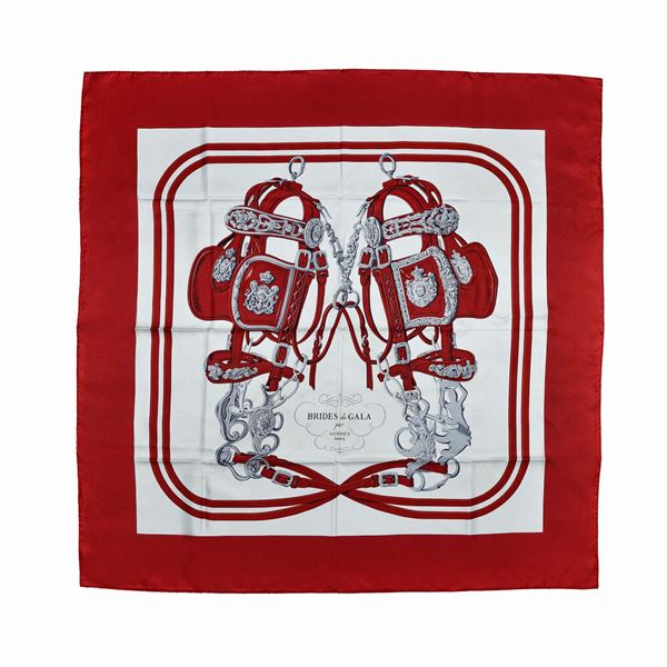 HERMES - Brides de Gala silk scarf, Hermes