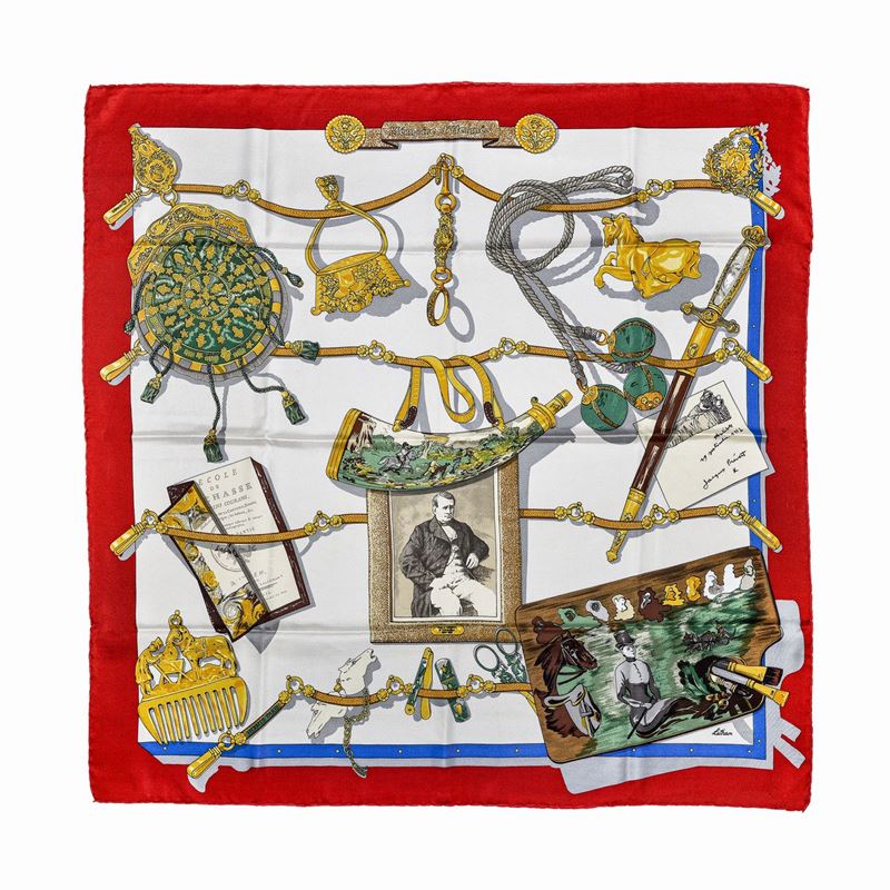 Foulard in seta Mèmoire d'Hermès, Hermes