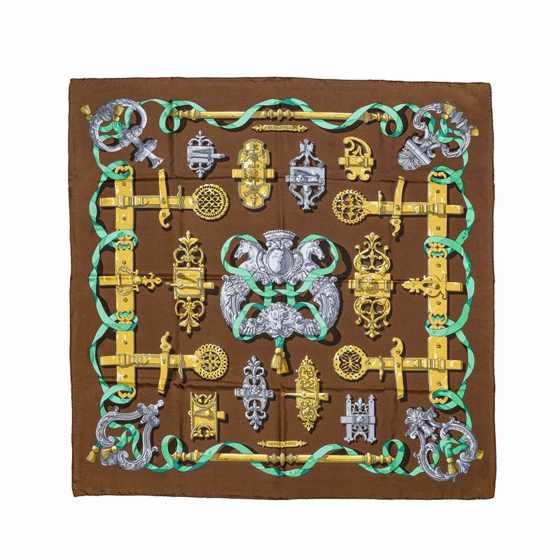 Foulard in seta Ferronnerie, Hermes