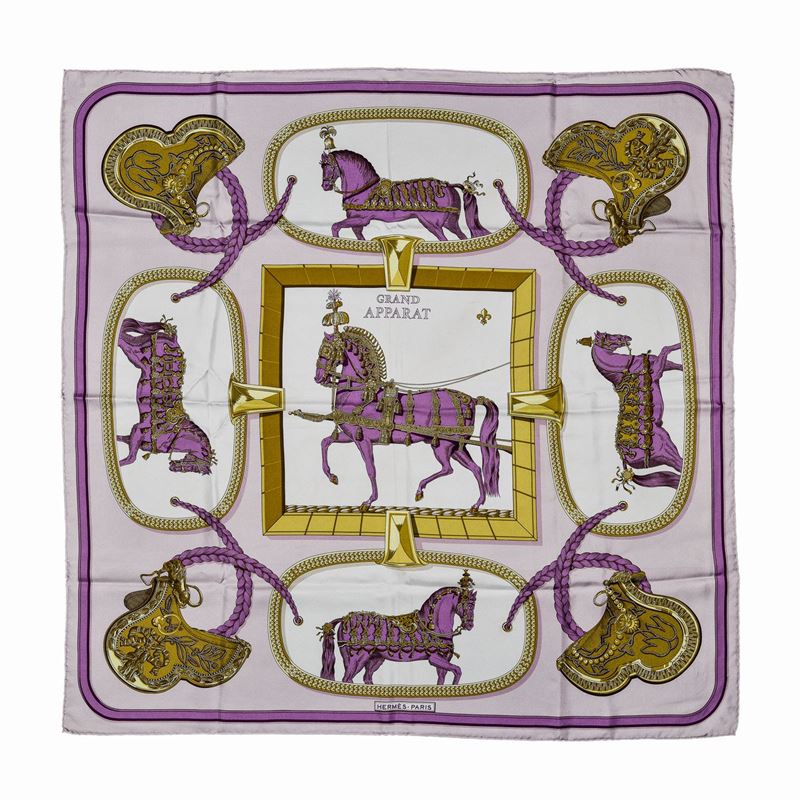 Foulard in seta Grand Apparat, Hermes