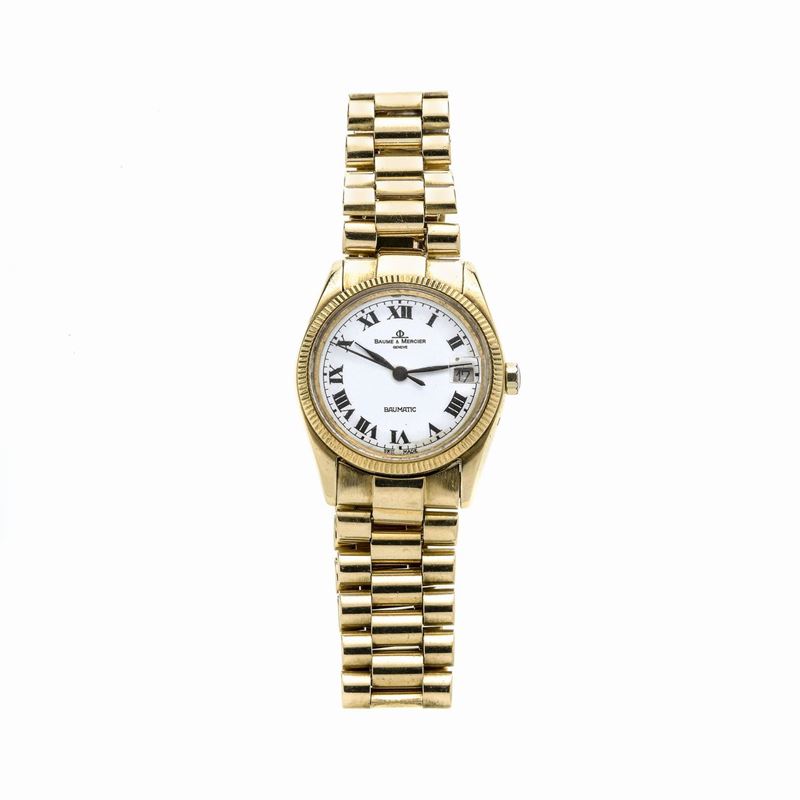 Orologio da polso in oro giallo Baume & Mercier