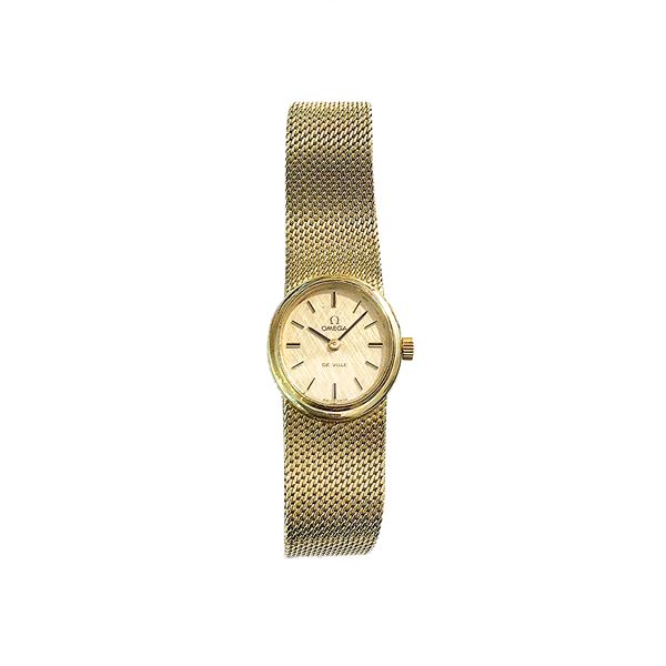 OMEGA - Wristwatch yellow gold Omega De Ville