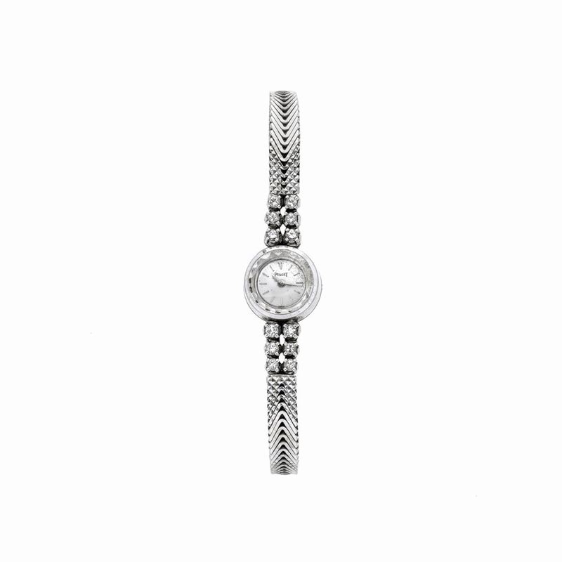 Orologio da Signora in Oro Bianco e Diamanti, Piaget