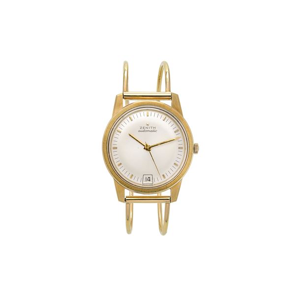 ZENITH : Wristwatch in yellow gold Zenith  (Sixties)  - Auction Antique, Modern and Design Jewelery Auction - Jewels from an Emilian Collection (lots 49-72) - Curio - Casa d'aste in Firenze