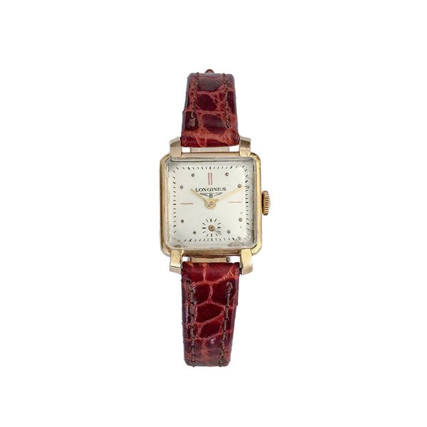 LONGINES : Lady's watch in yellow gold Longines  (Sixties)  - Auction Antique, Modern and Design Jewelery Auction - Jewels from an Emilian Collection (lots 49-72) - Curio - Casa d'aste in Firenze