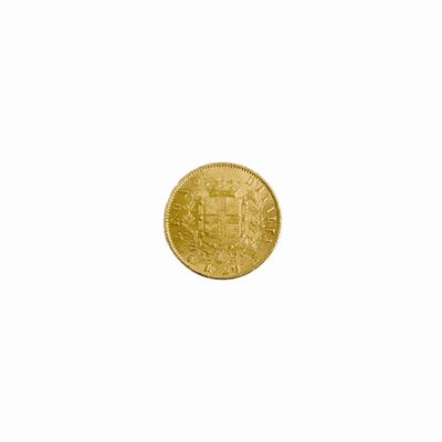 Moneta da 20 Lire del Regno D'italia in Oro Giallo