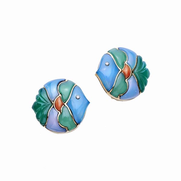 Paio di orecchini, Bulgari, Naturalia  - Auction Jewelry of the Twentieth Century and Watches - Curio - Casa d'aste in Firenze