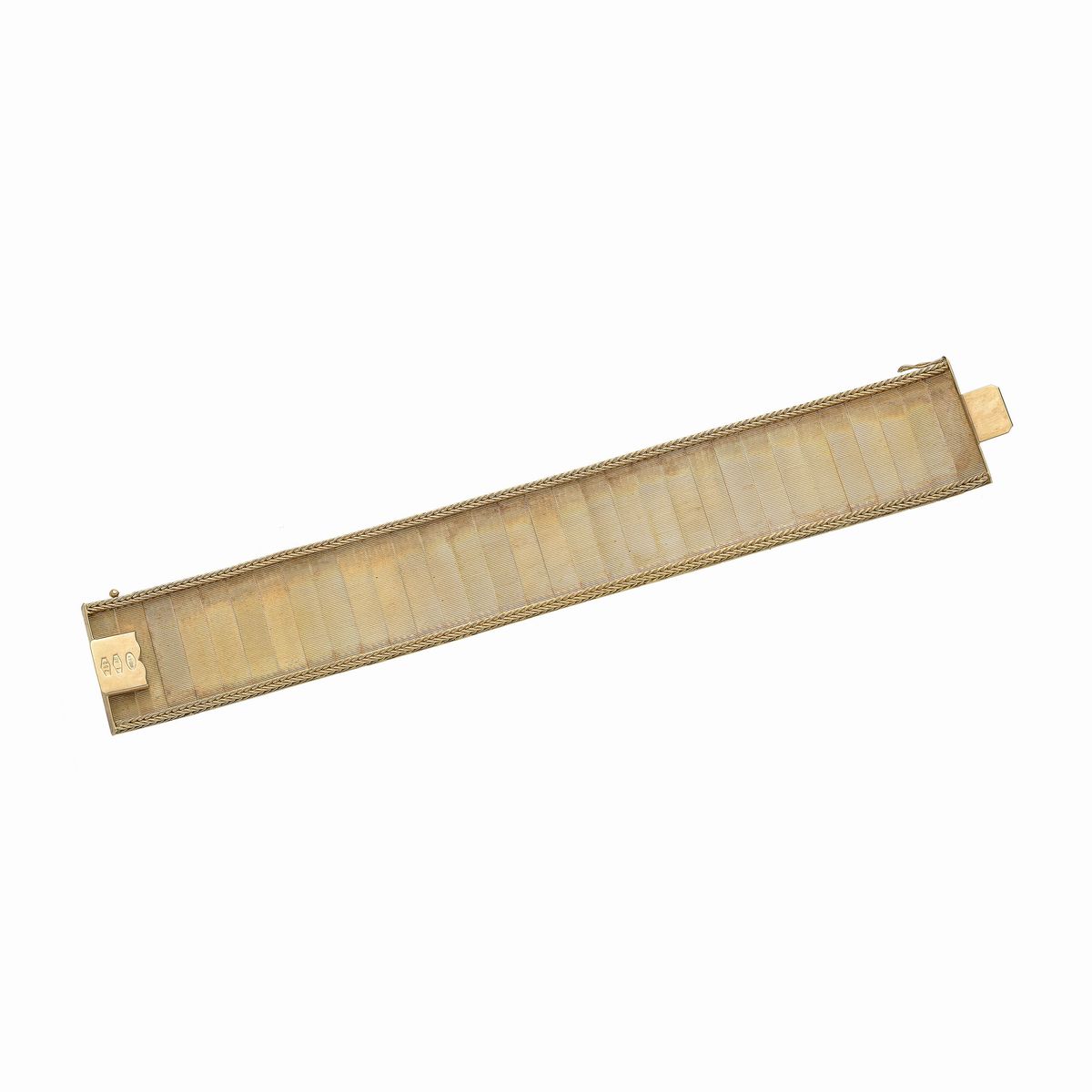Alto bracciale in oro giallo