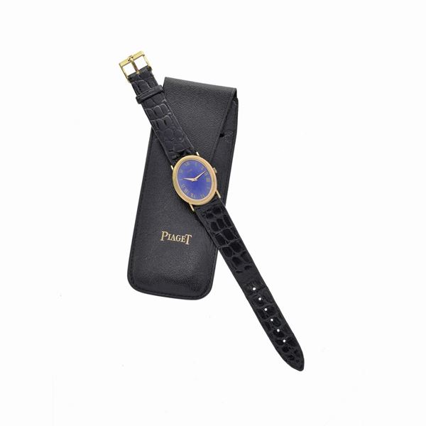 PIAGET - Orologio da signora in oro giallo e lapislazzuli Piaget Ref. 9861