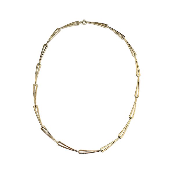Semi-rigid collier in 14kt gold  (Seventies)  - Auction Antique, Modern and Design Jewelery Auction - Jewels from an Emilian Collection (lots 49-72) - Curio - Casa d'aste in Firenze