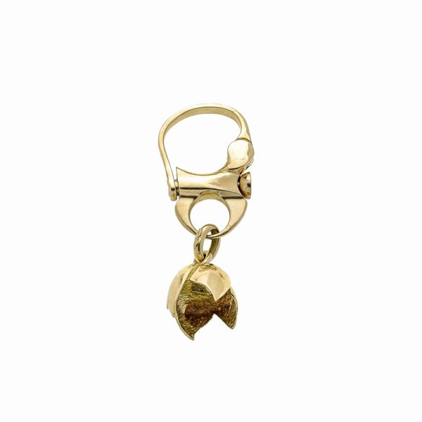 Portachiavi in oro giallo  - Asta Asta di Gioielli Antichi, Moderni e di Design - Gioielli da una Collezione Emiliana (lotti 49-72) - Curio - Casa d'aste in Firenze