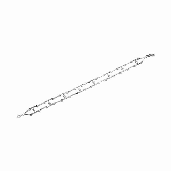 Choker in oro bianco e diamanti