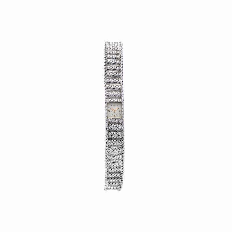 Raro bracciale orologio in oro bianco Vacheron & Constantin
