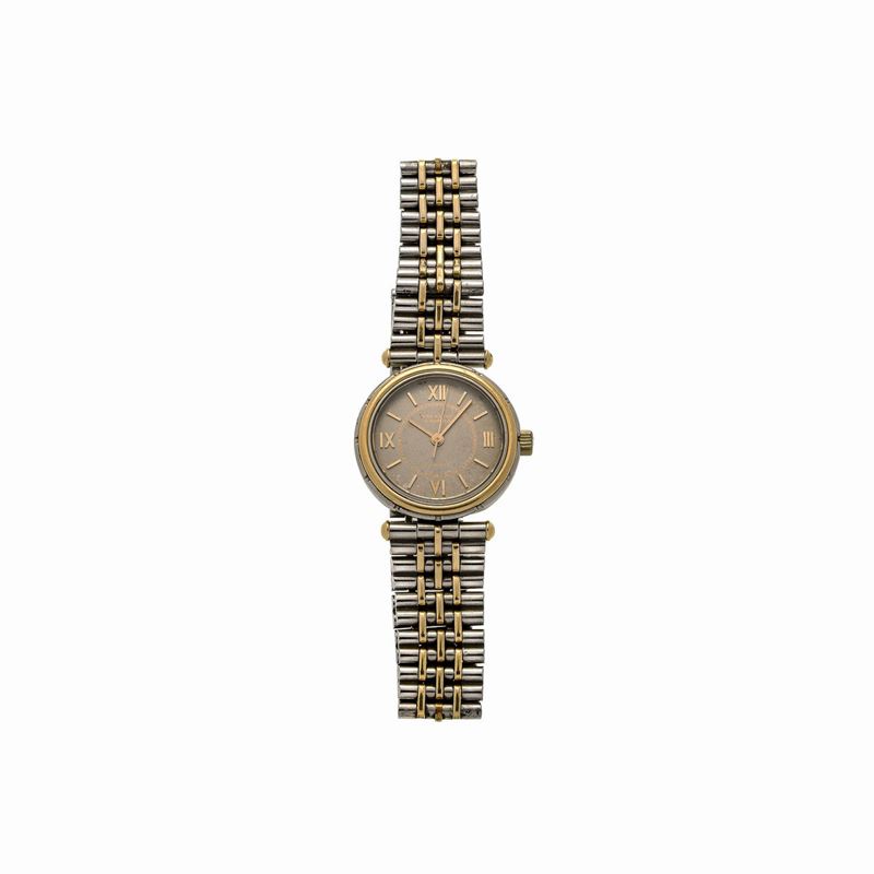Orologio da polso in acciaio e oro Van Cleef & Arpels Pierre Arpels